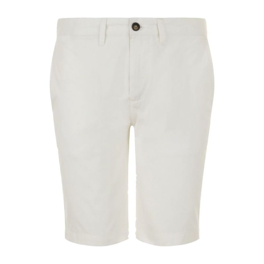 SOLS Mens Jasper Casual Shorts / White